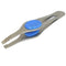 Cushion Grip Slant Tweezers with Rubber Finger Pad