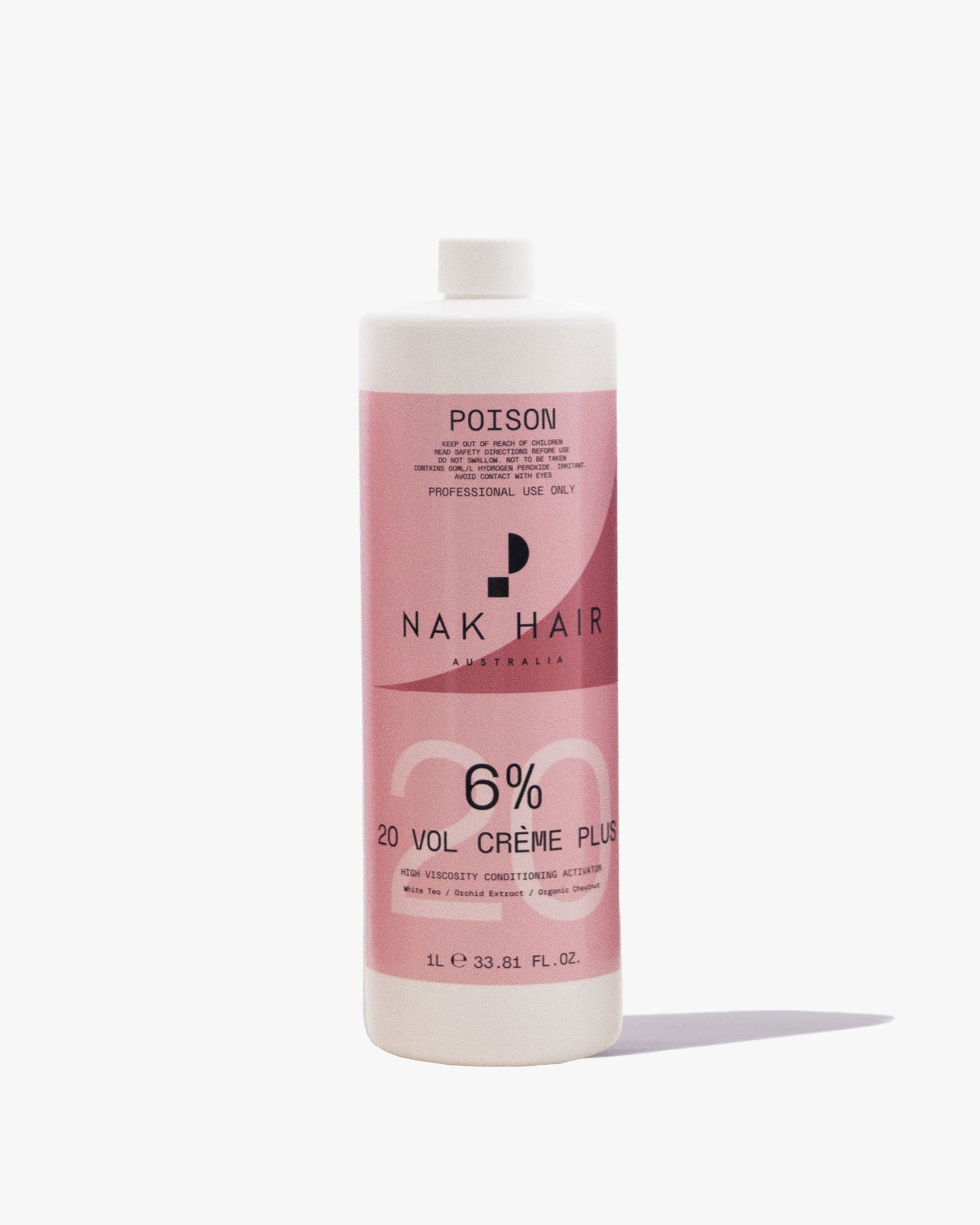 NAK 20 Vol Creme Plus Conditioning Activator 6% 1L