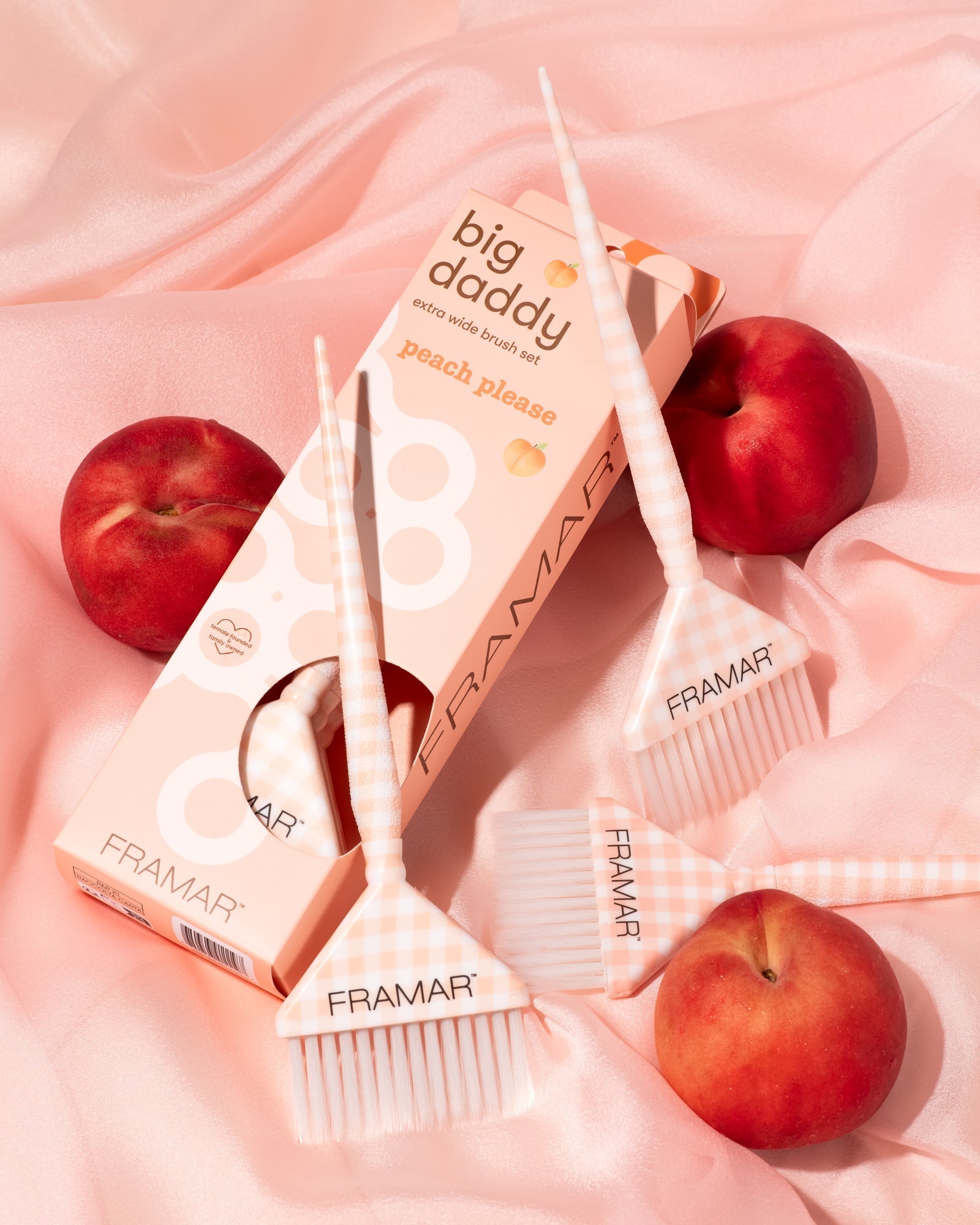 FRAMAR Peach Please - Big Daddy Brush Set