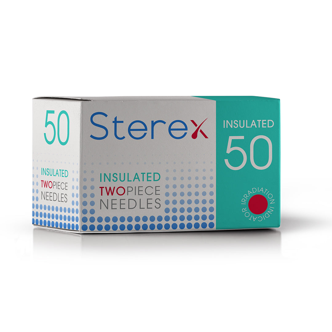 Sterex Insulated TwoPiece Needles 50/box - F3I