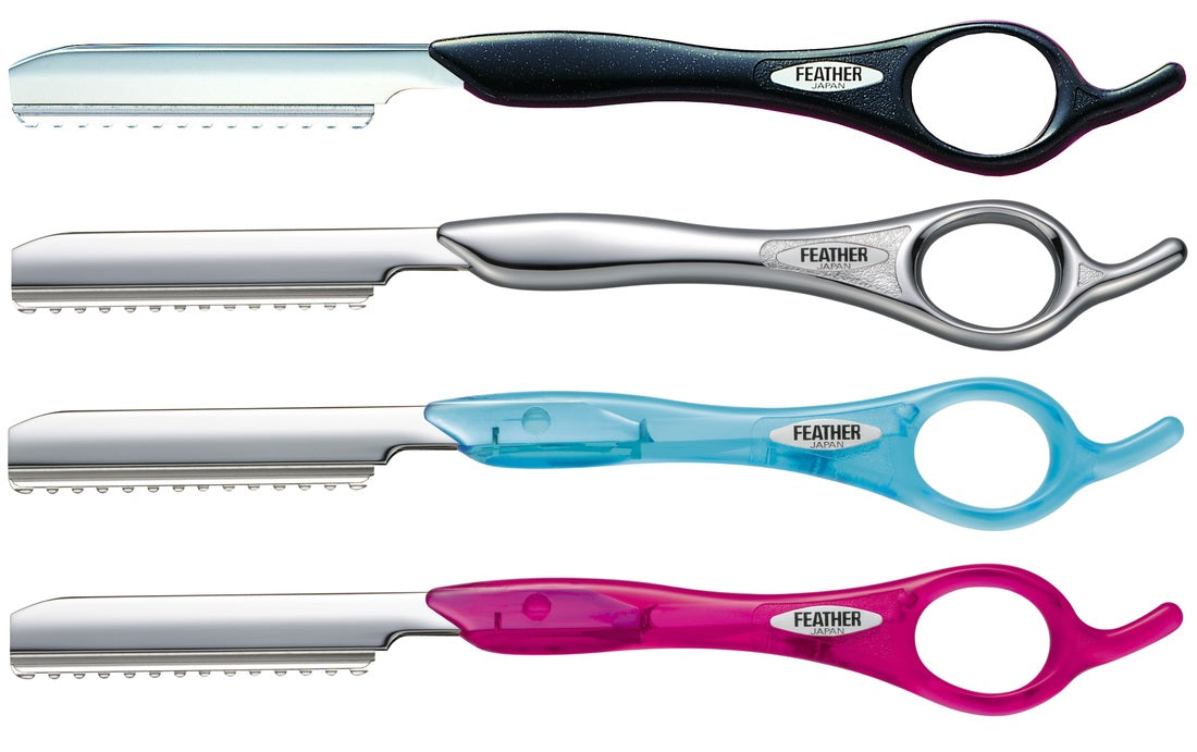 Feather Styling Razors 17cm - Chrome