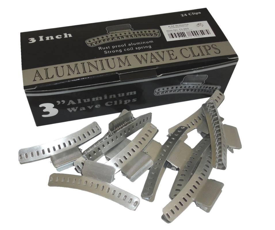 AMW Aluminium Wave Setters 7cm, Box of 24 - 3