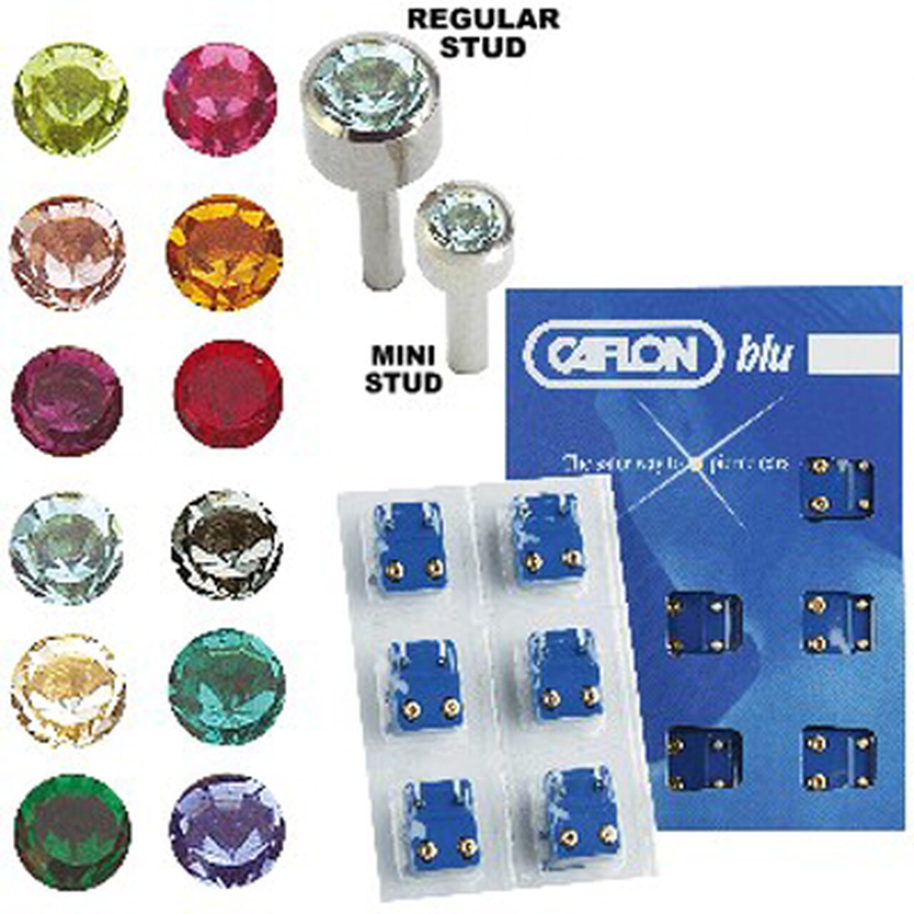 Caflon Assorted Silver Reg Birthstone Uncarded