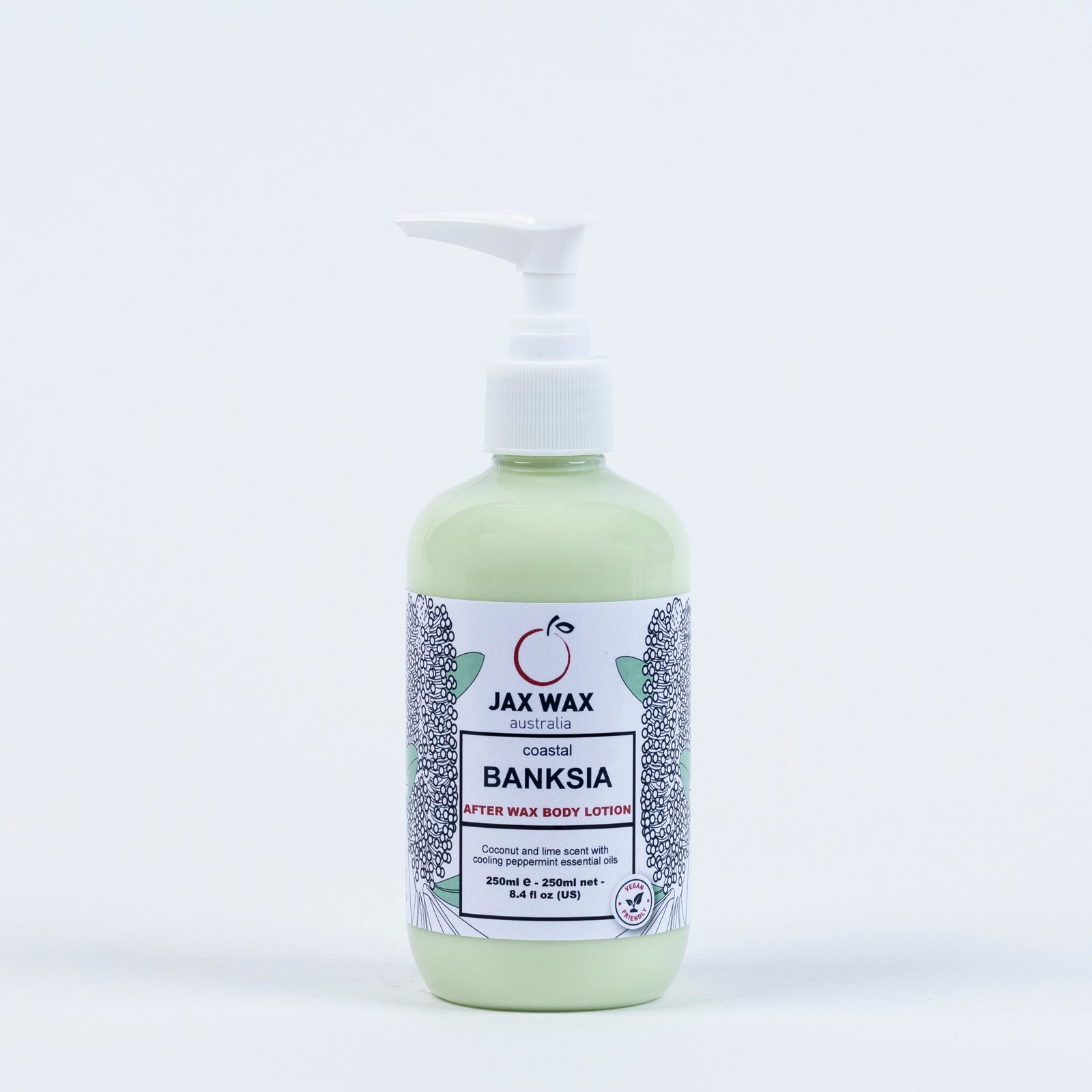 Jax Wax Coastal Banksia After Wax Body Lotion Pump 250ml