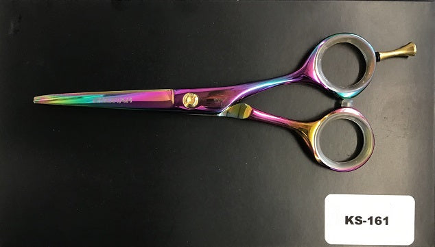 ks161 cheetah scissor 5.5 inch  Kaleidoscope finish