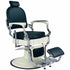 Havana Barber Chair - Black - Chrome/Ivory