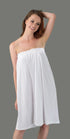 Aviva Deluxe Wrap Gown white