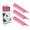 VELLEN HAIR - Premium Tail Comb Set - Pink [DEL]