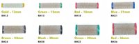 AMW Metal Brush Rollers 28mm BLACK pack of 12