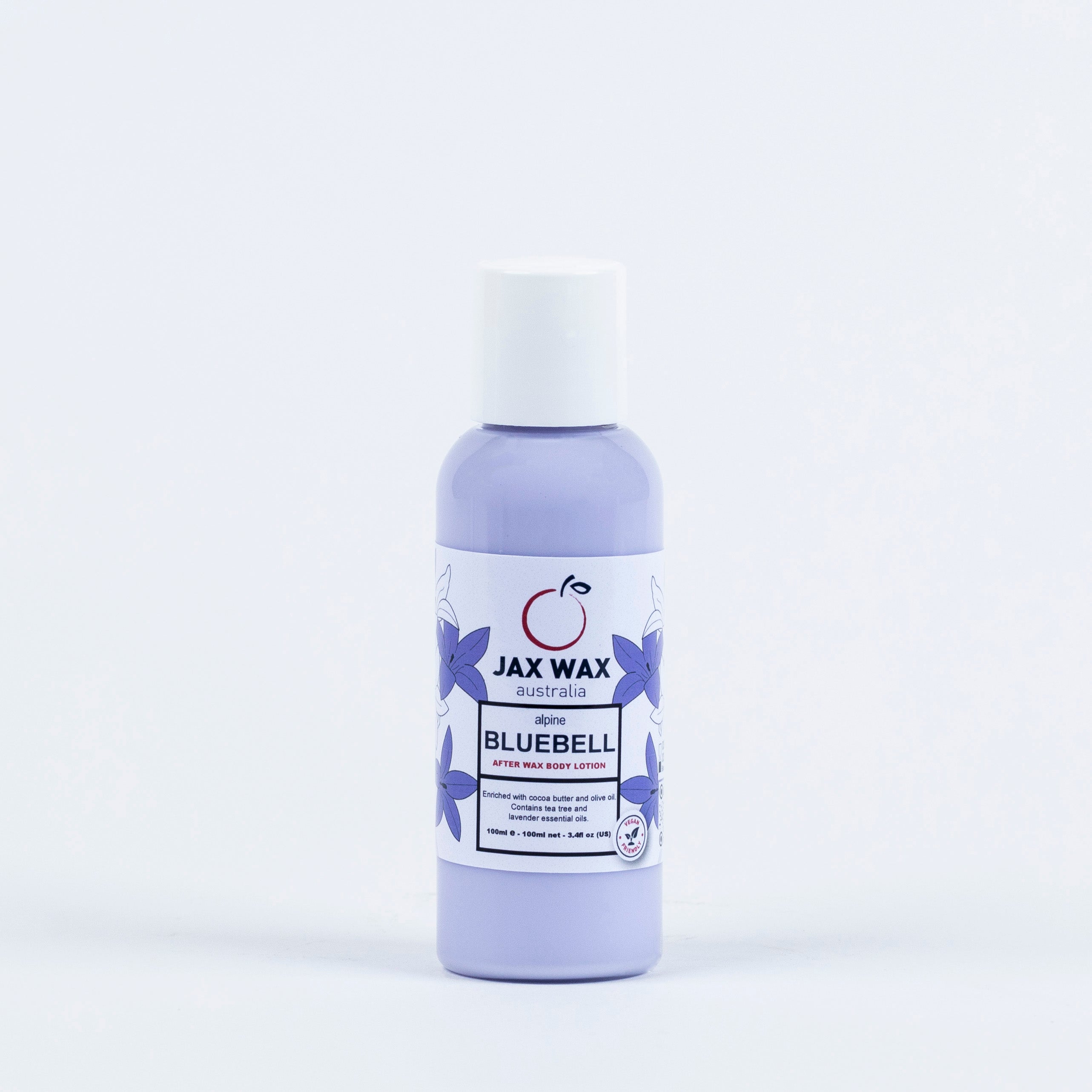 Jax Wax Alpine Bluebell After Wax Body Lotion Disc Cap 100ml