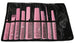 EuroStil Set of 9 Professional _Stylist Combs - Hot Pink