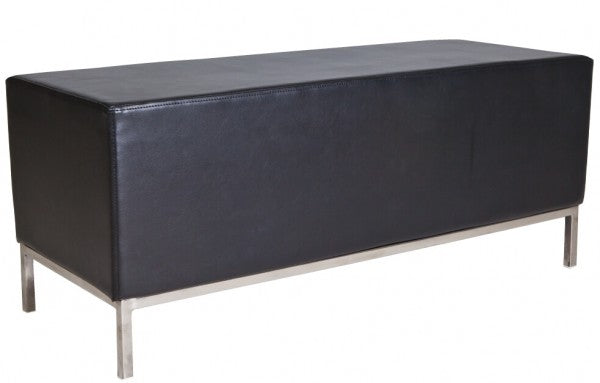 Waiting Lounge - Ottoman - Black Upholstery