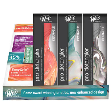 WetBrush Pro Organic Swirl 9pc - Display