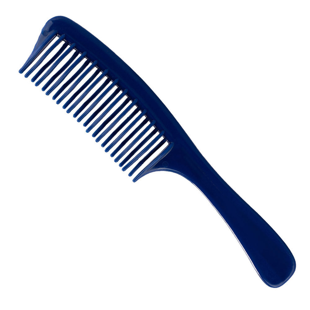 Dateline Professional Blue Celcon Basin Comb 8" 3832 -  Detangler with Handle