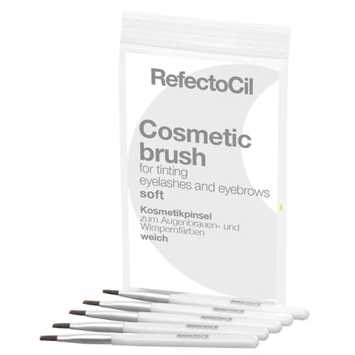 RefectoCil Cosmetic brush silver/soft 5pcs