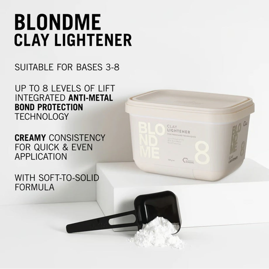 Schwarzkopf BLONDME BOND ENFORCING PREMIUM CLAY LIGHTENER 350g