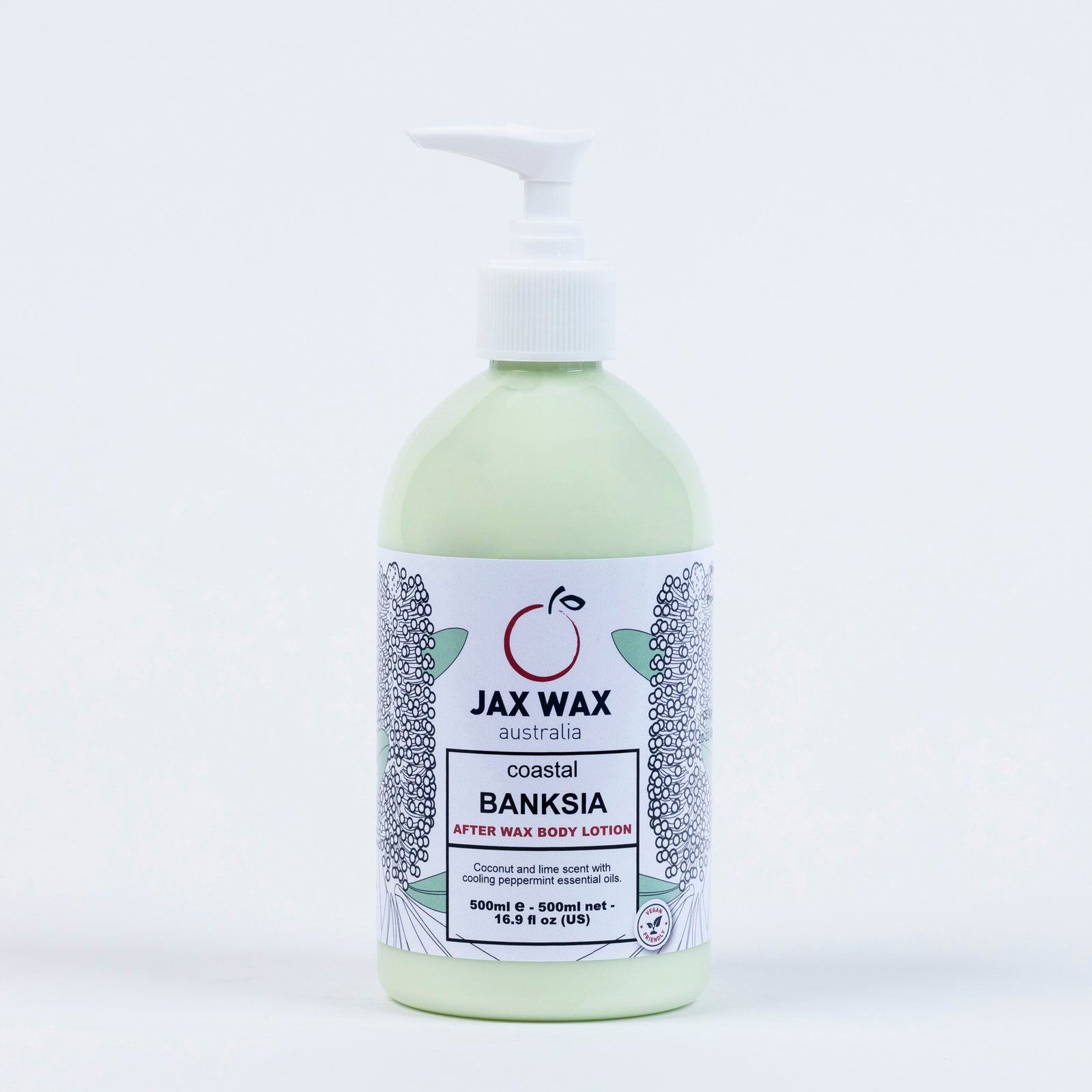 Jax Wax Coastal Banksia After Wax Body Lotion Pump 500ml
