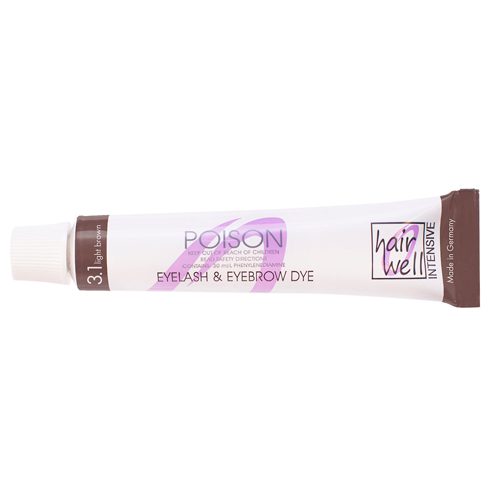 Hairwell Eyebrow/Eyelash Tint 20ml - Light Brown