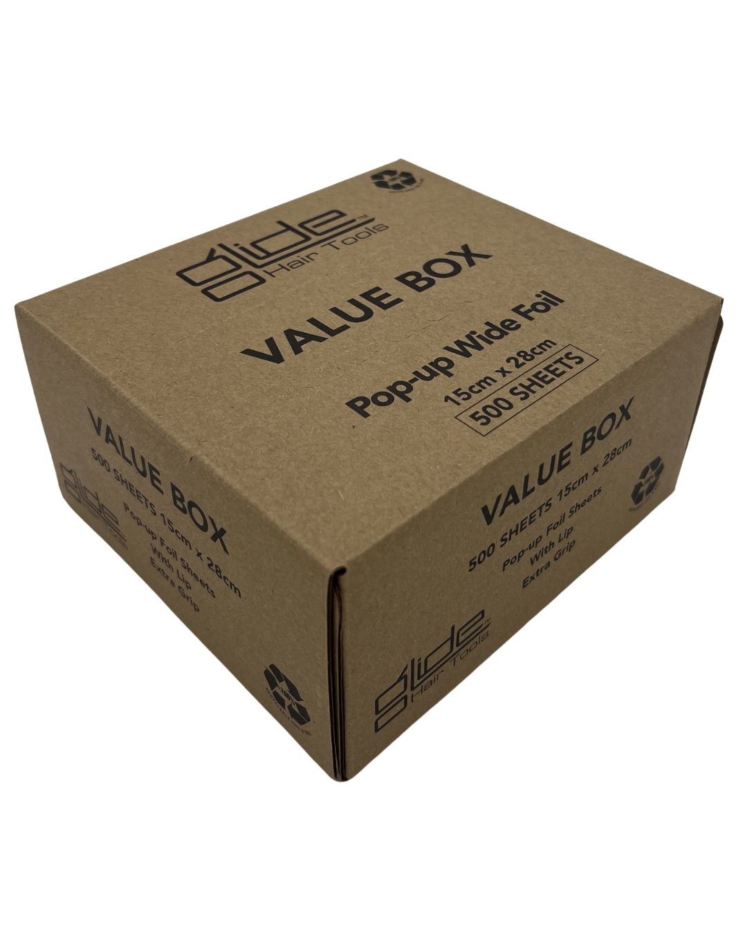 Glide Value Box Pop-up Foil 500 sheets 15cm Wide