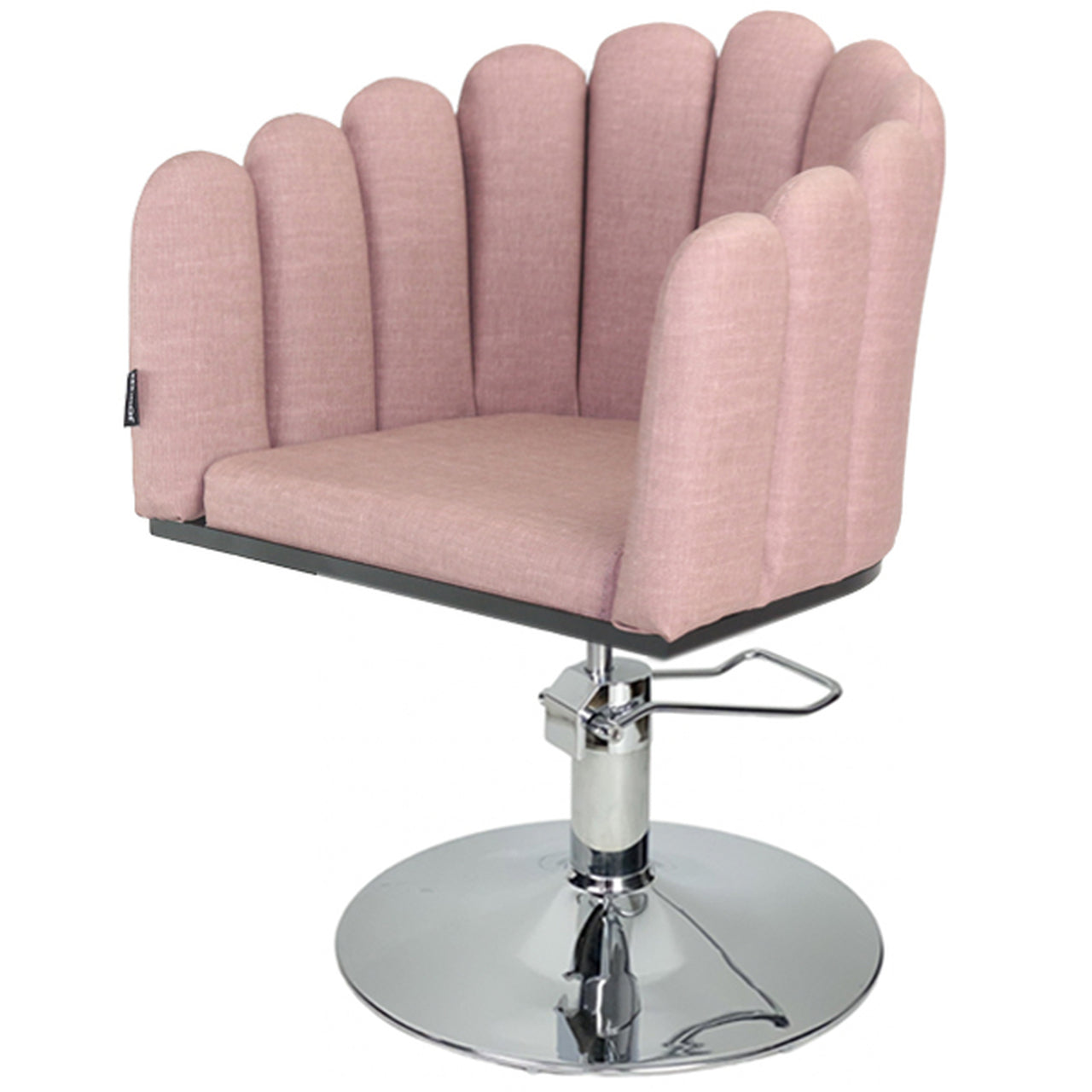 Penelope Dusty Pink Chair - CHROME Disc Hydraulic [DEL]