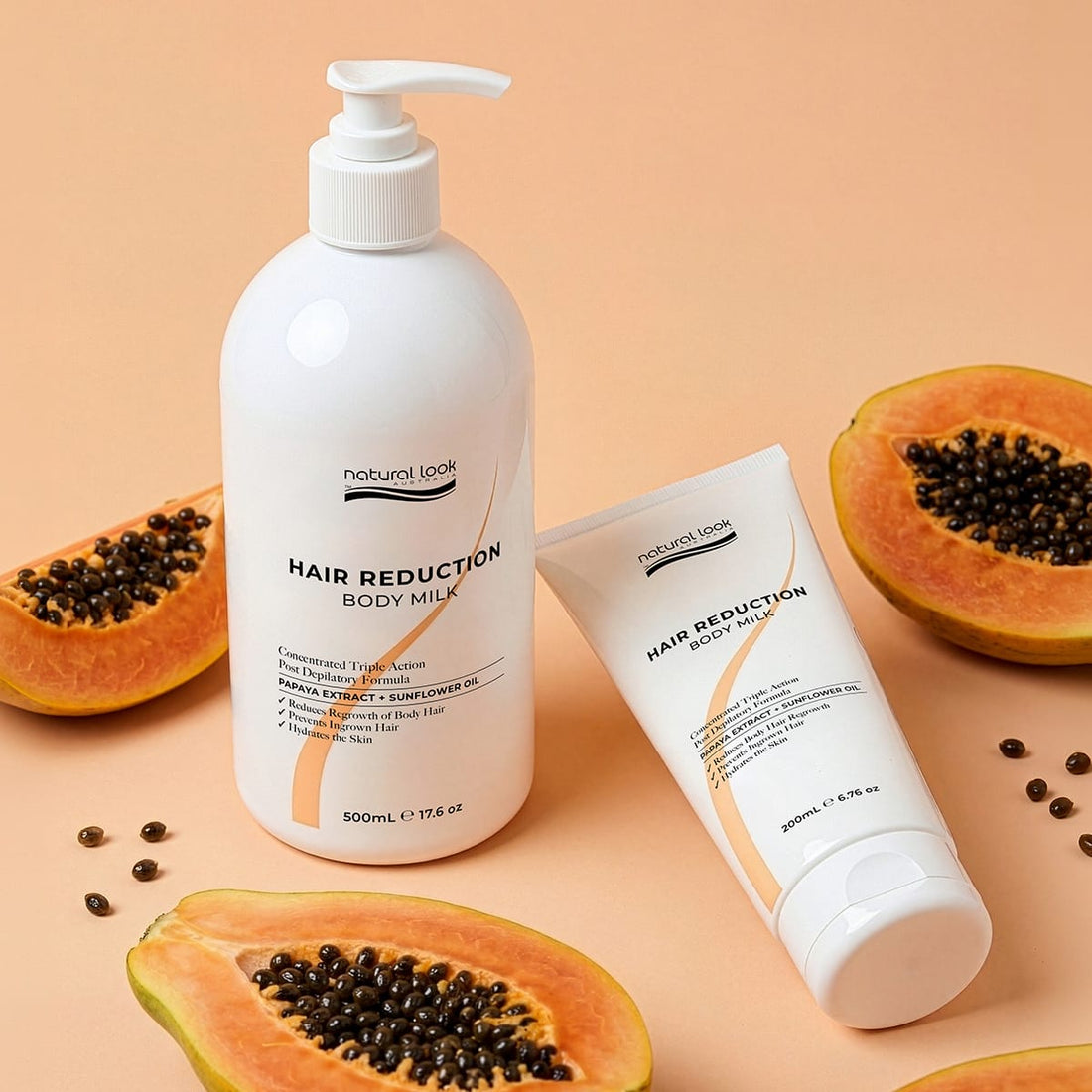 Natural Look Depil Hair Intensive Body Milk 500ml
