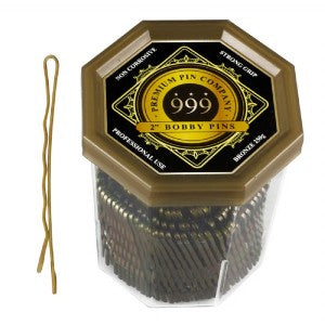 Premium Pin Company 999 Bobby Pins 2" - Bronze