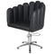 Penelope BLACK Cutting Chair - CHROME 5 Star Hydraulic