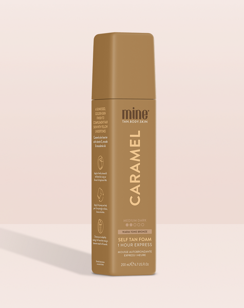 MineTan Caramel Self Tan Foam 6.7 fl oz / 200mL