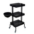 Clem 3 Shelf Trolley - BLACK