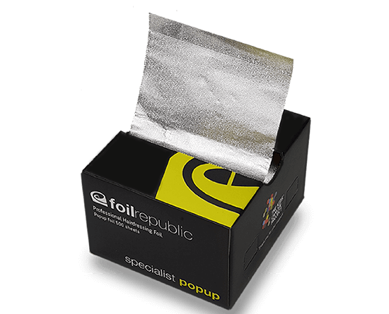 Foil Republic Specialist Embossed Pop-Up Silver Foil 12.5cm x 27cm