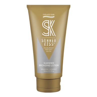 Natural Look Summer Kiss Shimmer Bronzing Lotion 150ml [P]