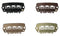 AMW Hair Weft Clips pack of 10 - Black