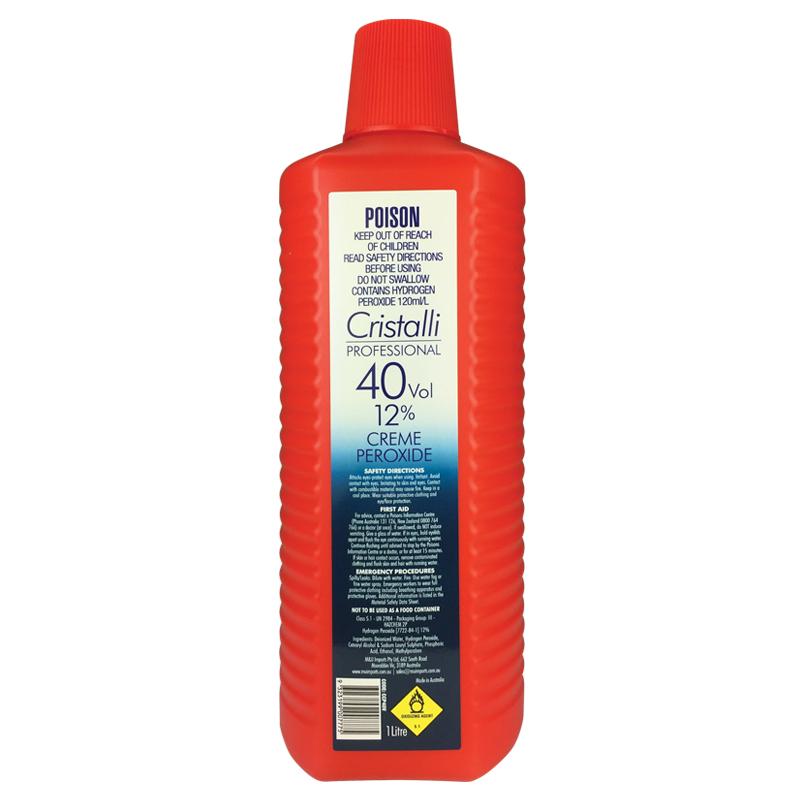 Cristalli Peroxide 40 Vol 1 Litre