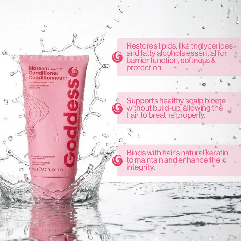 Goddess BioTech Blowout Restorative Shampoo 240ml & Conditioner 200ml Duo