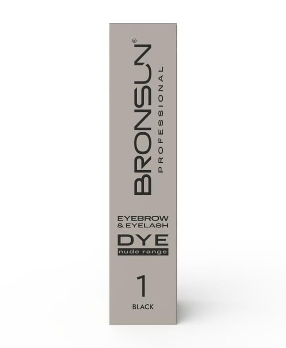 Bronsun Eyebrow and Eyelash Nude Dye Black #1 15 ml