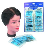 Lady Fayre Extra Fine "Invisible" Hair Nets - Mid Brown