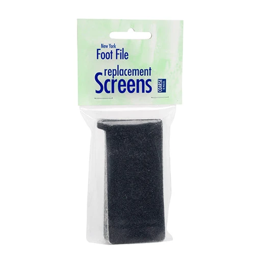 Salon & Spa New York Foot File Replacement Screens Coarse 20 Pack