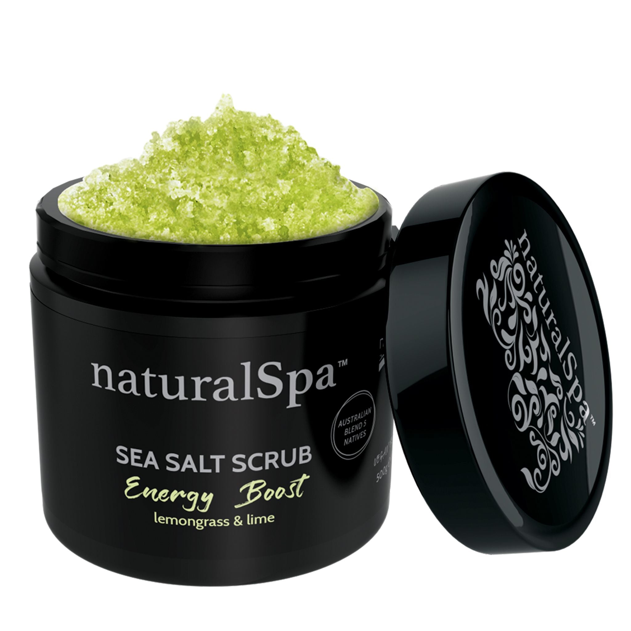 Natural Look Natural Spa Energy Boost Sea Salt Scrub  500g