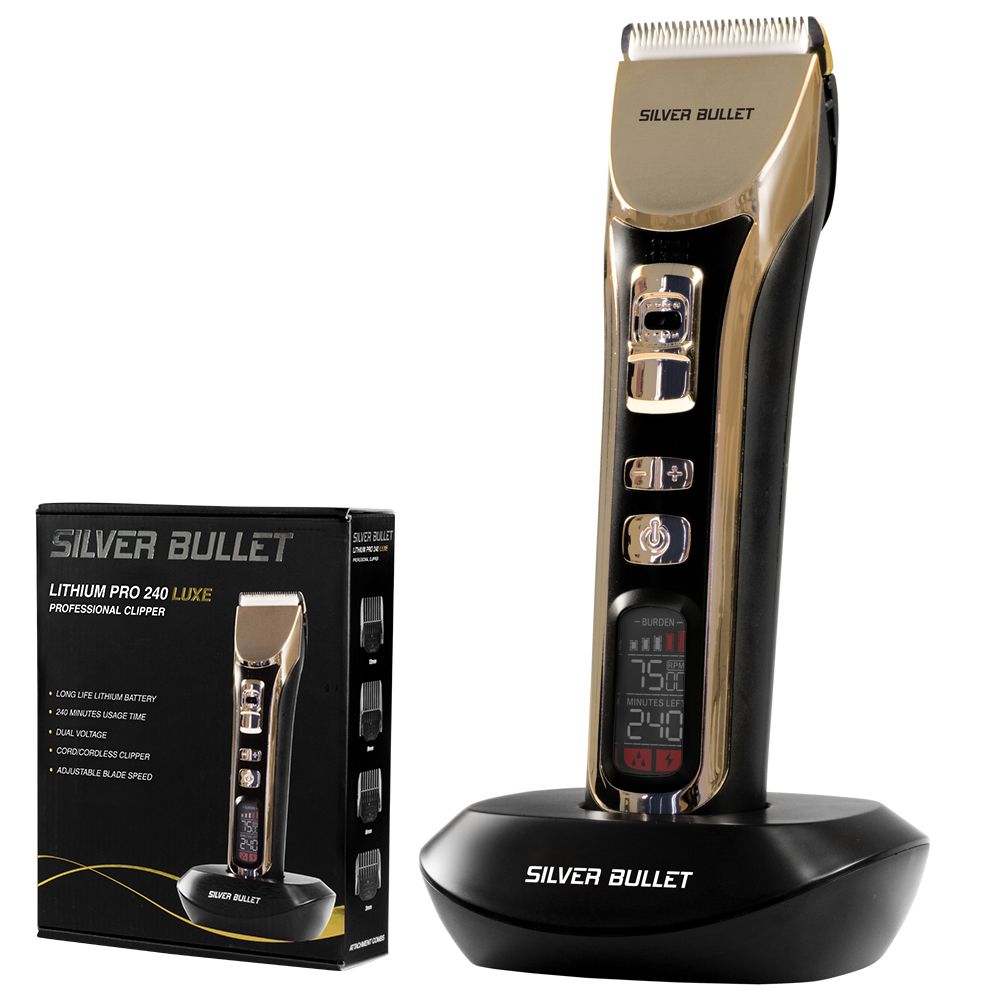 Silver Bullet Lithium Pro Clipper 240 Luxe Cord/Cordless