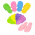 Disposable Foam Slippers Multi Coloured