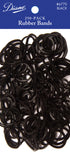 Diane by Fromm Hair Elastics Black 12mm 250pk