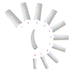 HAWLEY FRENCH WHITE TIPS PK 50 #8