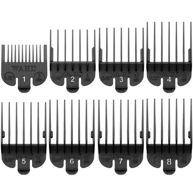 Wahl Attachment Combs Caddie 1 to 8 (black) [DEL]