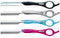 Feather Styling Razors 17cm - Transparent Aqua