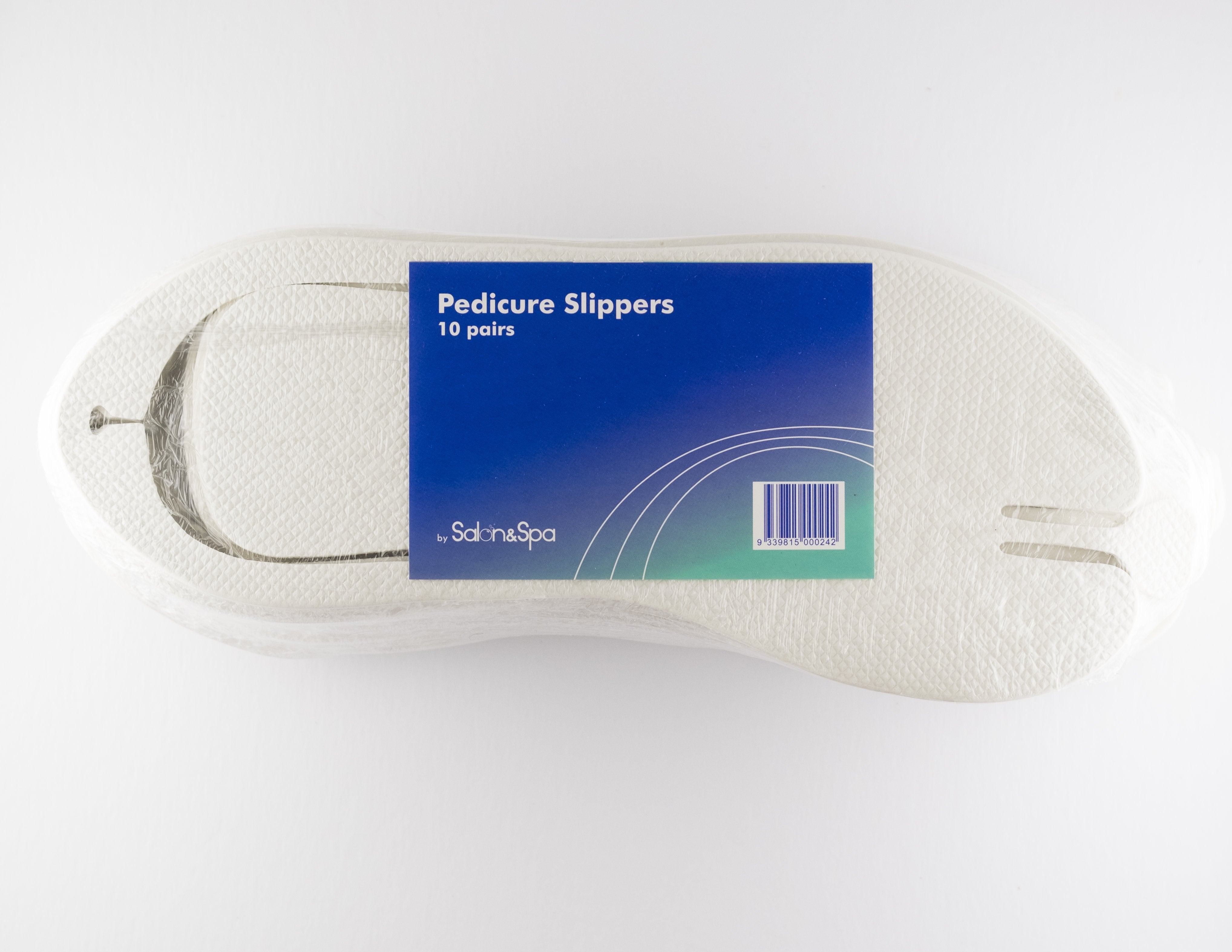 Salon & Spa Pedicure Slippers Foam White 10 pairs