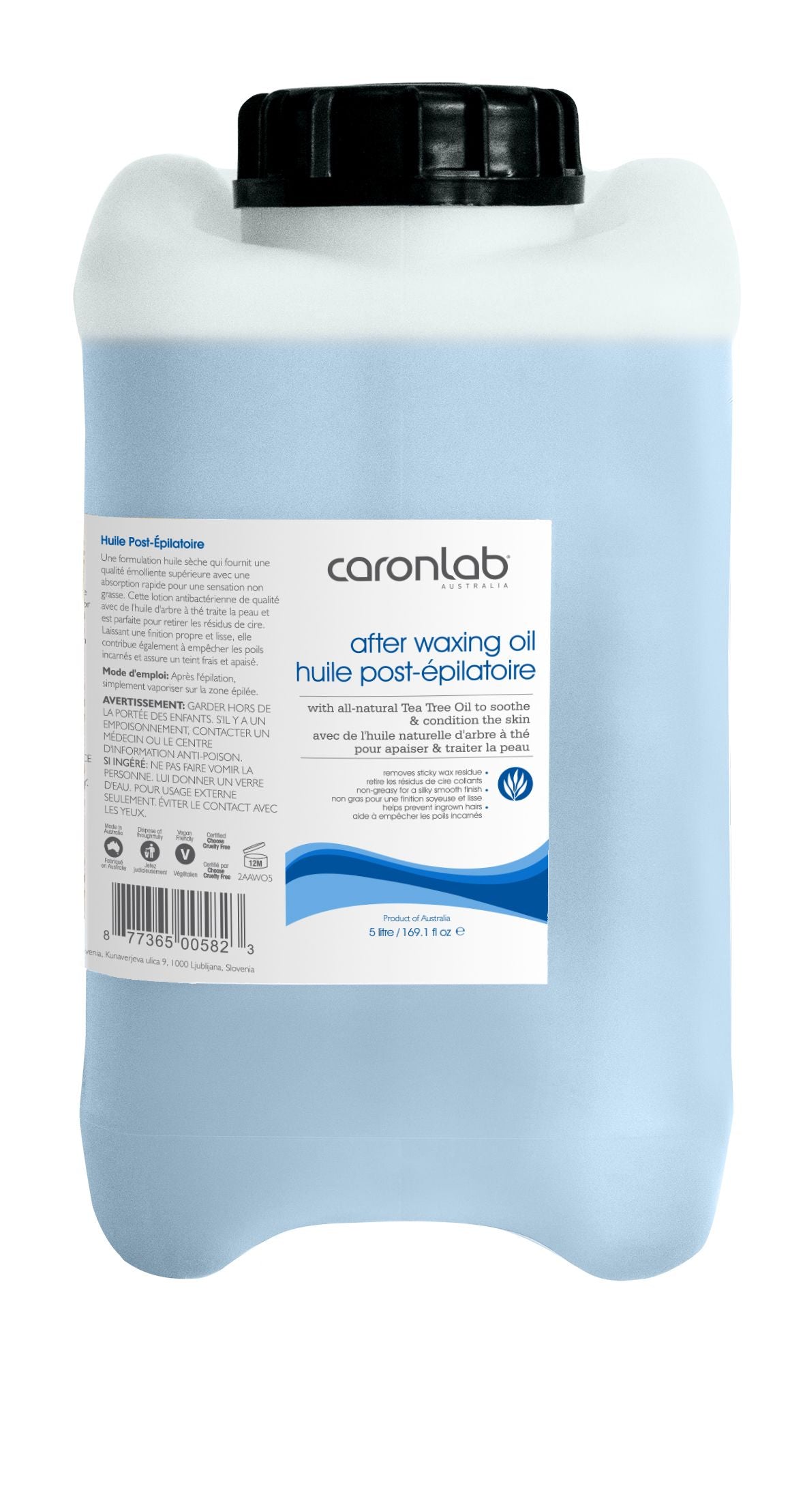 Caronlab After Waxing Oil - Tea Tree Refill 5lt
