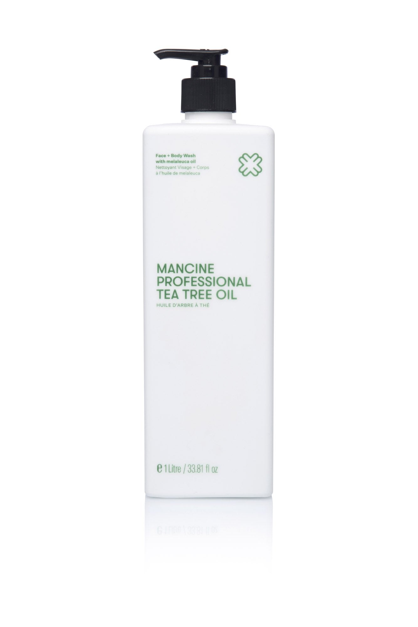 Mancine Tea Tree Face & Body Wash 2% 1 litre