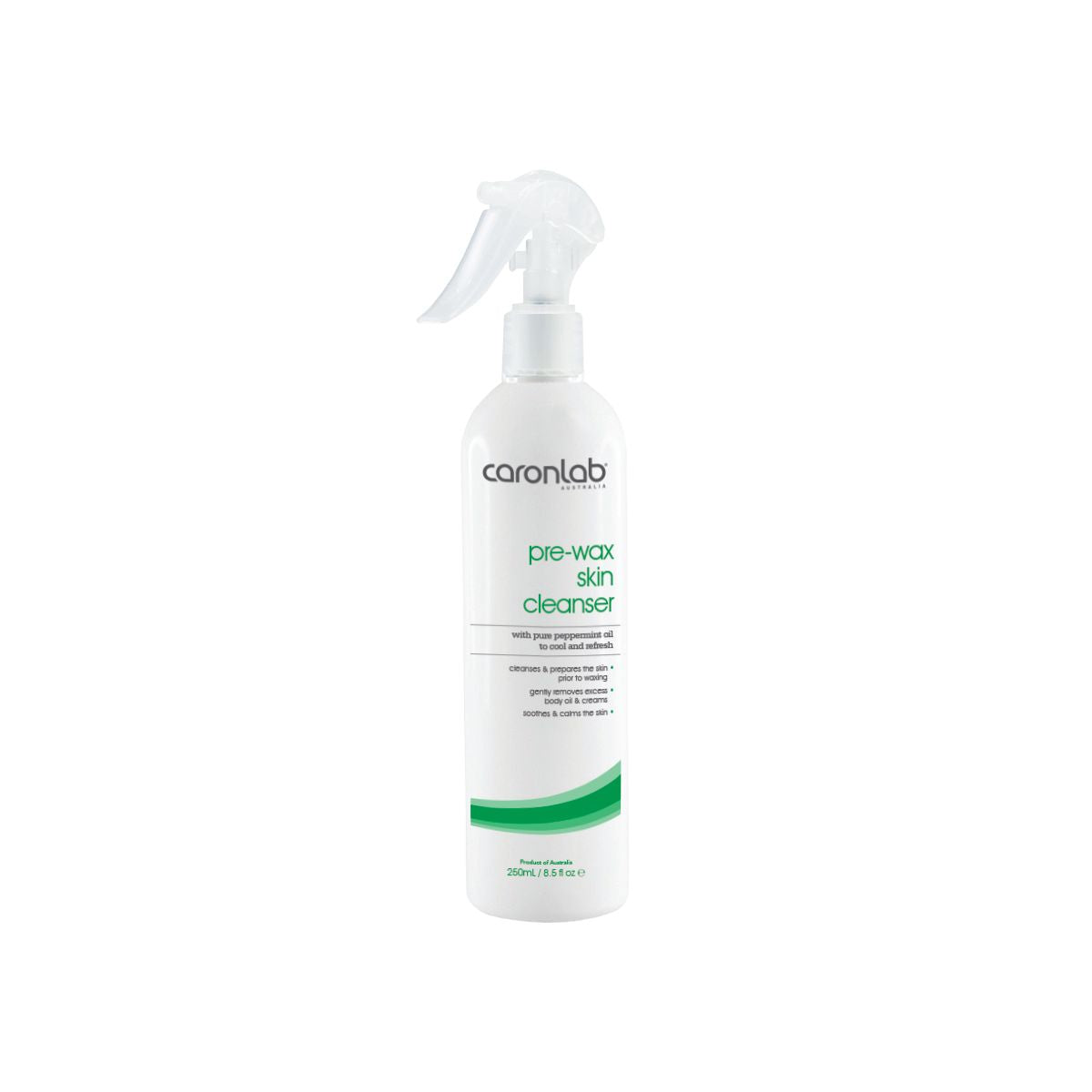 Caronlab Pre-Wax Skin Cleanser with Trigger Spray 250ml