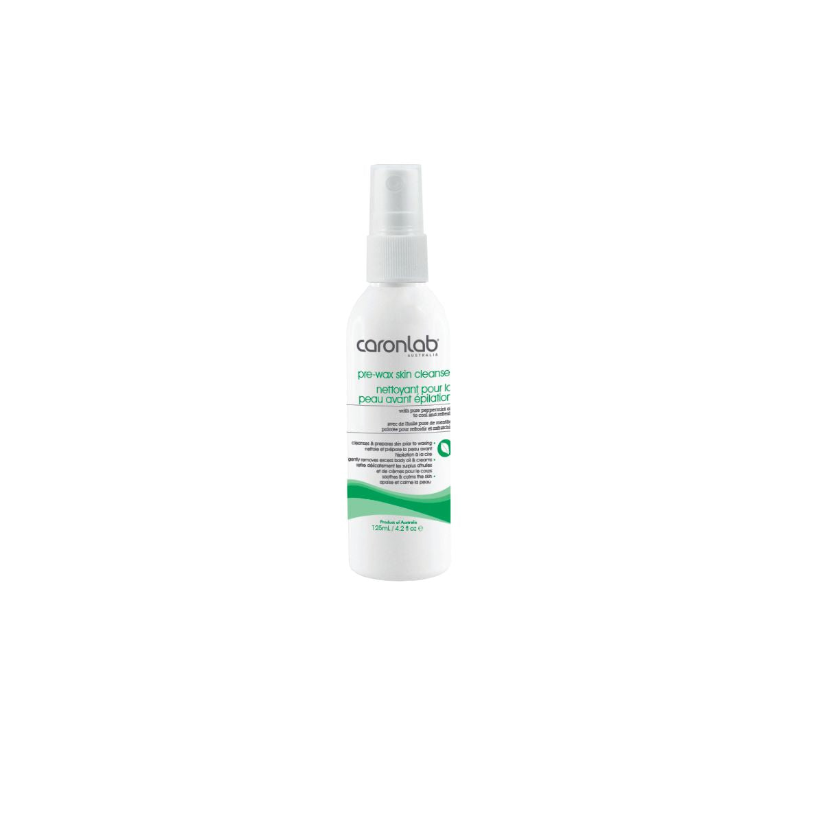 Caronlab Pre-Wax Skin Cleanser with Mist Spray 125ml