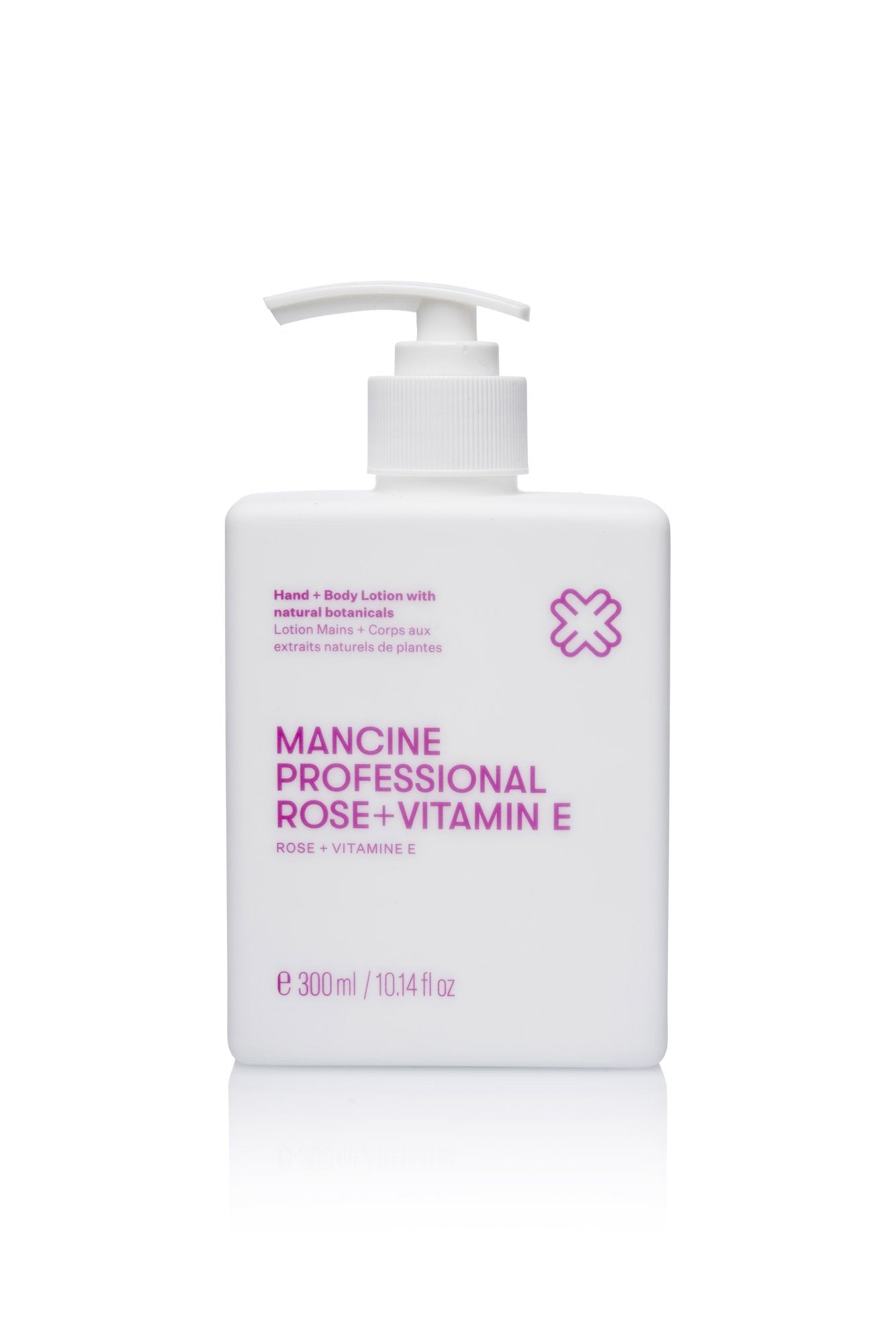 Mancine Hand & Body Lotion: Rose & Vitamin E  300ml